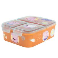 Vaikiška pietų dėžutė Peppa Pig STOR, ST13920, trijų skyrių