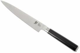 Damasko plieno peilis KAI Shun Classic Serrated Utility Knife 6" DM-0722 pjaustymo peilis, 15 cm ašmenys