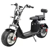 Citycoco elektrinis motoroleris čioperis X10LR 1000W 20Ah juodas