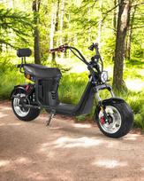 Elektrinis dviratis registruojamas motoroleris - čioperis 3000W 26AH 60V Citycoco M6 EEC