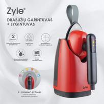 Prietaisas lyginantis karštais garais Zyle Garment Steamer plus Iron 2 in 1, ZY904GSR, raudonas