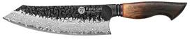 Damasko plieno peilis Kamazaki Black Damascus Santoku Knife, KZ49KN, 19 cm