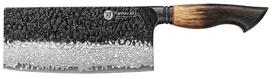 Damasko plieno peilis Kamazaki Black Damascus Cleaver Knife, KZ51KN, 18 cm