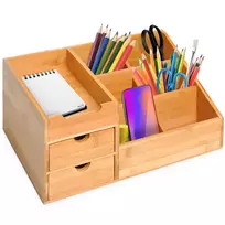 Rašomojo stalo organizatorius su 2 stalčiais, 33 x 20,5 x 15,5 cm