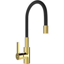 Mexen Flex virtuvinis maišytuvas, auksinis/juodas - 670900-57
