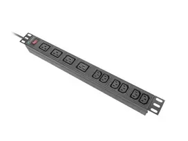Rack PDU 19 inch 1U 16A 2M 4X C19 6X IEC C13 C20 black