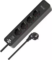 Buitinis ilgintuvas BRENNENSTUHL ECOLOR, 4vt., 2USB C, 1,5 m