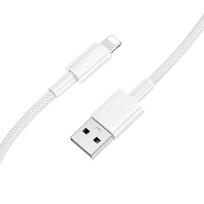 USB kabelis Borofone BX117 USB-A to Lightning 1.0m baltas