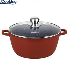 Puodas aliuminio su keramikos danga 3L 22x9.5cm HR-JLG-C22CR HEINNER