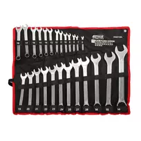AWTOOLS plokščiosios galvutės raktų rinkinys, 25 vnt. / 6–36 mm / BLACK LINE