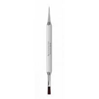 Double-Ended Brush 10mm/10mm Dvipusis teptukas nagų geliui 1 vnt.