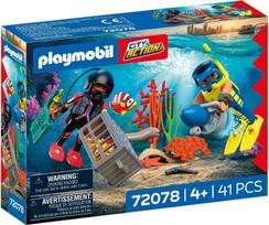 PLAYMOBIL Police Diver with Treasure 72078