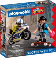 PLAYMOBIL Motorcycle Chase 72079