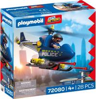 PLAYMOBIL Police Helicopter with Radar Function 72080