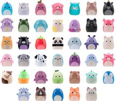 SQUISHMALLOWS SQUISH-A-LONGS Herojai-siurprizai, 2 vnt., 2,5 cm