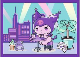 TREFL HELLO KITTY 4 dėlionių rinkinys Kuromi