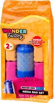 WONDER FACTORY NEVER DRY Kinetinio smėlio ir modelino rinkinys Mega Bag