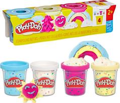 PLAY-DOH Konfeti plastilino rinkinys, 4 vnt.