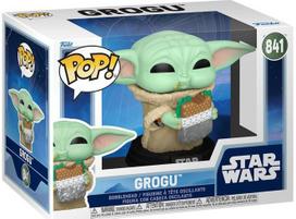 FUNKO POP! Vinilinė figūrėlė: Star Wars: Mandalorian & Grogu - Grogu with Sandwich