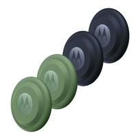 Motorola Moto Tag 4-Pack, Jade Green + Midnight, PACMOTPG38C06062