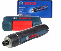 Akumuliatorinis suktuvas Bosch GO 3 Prof. 3,6 V + lagaminas ir dvipusis antgalis