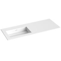 Baldų kriauklė Kame Corian 120 (be maišytuvo angos) kairė Balta Matinė CN1214618-L-BS