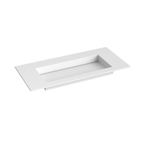 Kame Corian N 100 (be maišytuvo angos) Baltas Matinis CN1002465-BS