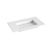Kame Corian N 80 (be maišytuvo angos) Baltas Matinis CN802465-BS
