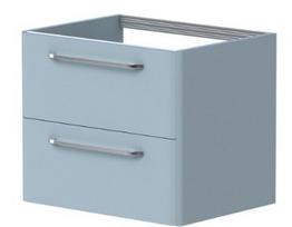 Vonios spintelė Kame Soft 60cm 2 stalčiai, be kriauklės, Mist blue BU/6-3DR/D34-SFT
