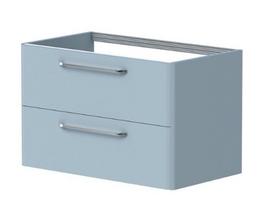 Vonios spintelė Kame Soft 80cm 2 stalčiai, be kriauklės, Mist blue BU/8-3DR/D34-SFT