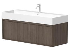 Kame Sole vonios spintelė 120cm 2 stalčiai, be praustuvo, dūminio ąžuolo fanera BU/12-3DR/N08-SOL