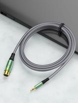 3.5 mm į Xlr laidas, 1 m, stereo mini lizdas į Xlr moteriškas