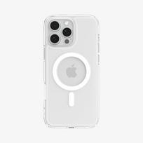 Spigen Ultra Hybrid (MagFit) mobile phone case 16 cm (6.3 in) Transparent, White Cover