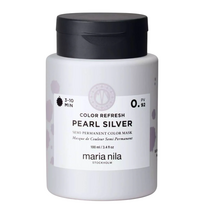 Maria Nila Colour Refresh Hair Colouring Cream Mask For Color Refreshing 0.92 Pearl Silver, 100 ml