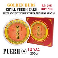 Golden Buds Royal Pu-erh Cake (Ripe, Shu) 10 Y.O., 2013, 250g