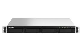QNAP TS-464U NAS Rack (1U) Intel® Celeron® N5095 8GB DDR4 0 TB QNAP Turbo System Aluminium, Black