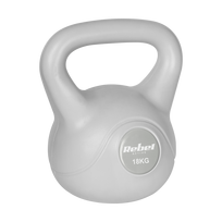 Įrankiai ir matavimo prietaisai // Įrankių, priedų naujienos // Kettlebell bitumiczny 18 kg szary  REBEL ACTIVE