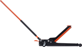 Hidraulinis žemo profilio domkratas su ratukais 2,5T 70-610mm KD1310