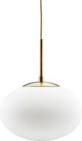 House Doctor - Lamp, HDOpal - White - Diameter 30 cm, Height 35 cm, 3-meter cable