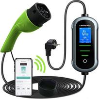 Qoltec EV car charger w/ adjust. Type2 2in1 3.5kW