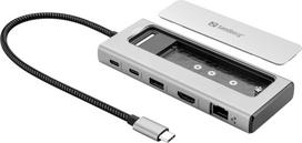 Sandberg - USB-C 6in1 Travel Dock SSD Case