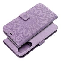 MEZZO knygų dėklas XIAOMI Redmi Note 15 PRO 5G mandala violetinė