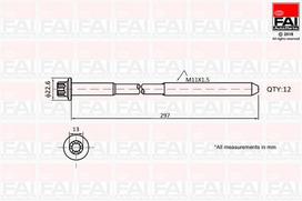 Varžtų kompl., cil. galvutės varžtai FAI AutoParts B1137