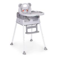 Maitinimo kėdutė EcoToys 3in1, pilka sp.