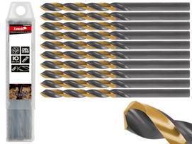 Metalo grąžtų rinkinys Tvardy T02065, metalas, hss-tin, cilindrinis, 6.5 mm x 17 cm