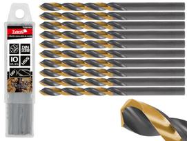 Metalo grąžtų rinkinys Tvardy T02052, metalas, hss-tin, cilindrinis, 5.2 mm x 17 cm