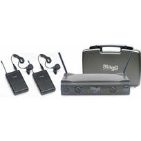 Stagg SUW 50 LL FH EU Wireless UHF system Black | SUW 50 LL FH EU | 5414428235244