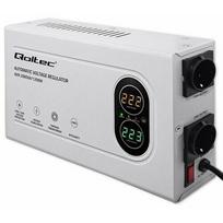 Qoltec Voltage stabilizer AVR 2000VA 1200W toroidal | 50449 | 5901878504490