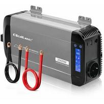 Qoltec Pure Sine Wave | 12V na 230V | 1000/2000W | 52689 | 5901878526898