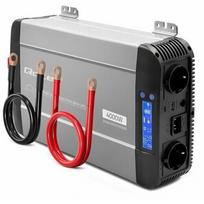 Qoltec Pure Sine Wave | 12V na 230V | 2000/4000W | UPS BYPASS | 52697 | 5901878526973